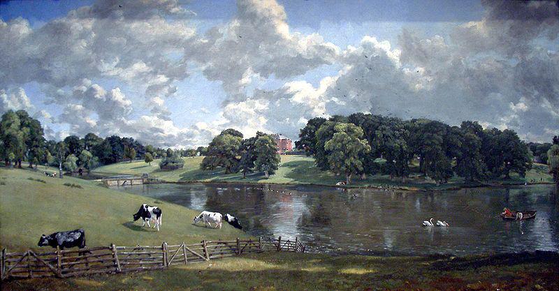 John Constable Wivenhoe Park, Essex, Wohnsitz des Major-Generals Rebow Norge oil painting art